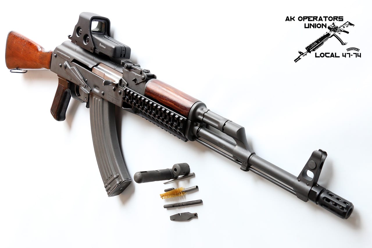 How to lubricate your AKM (AK47) and AK74 rifles.
