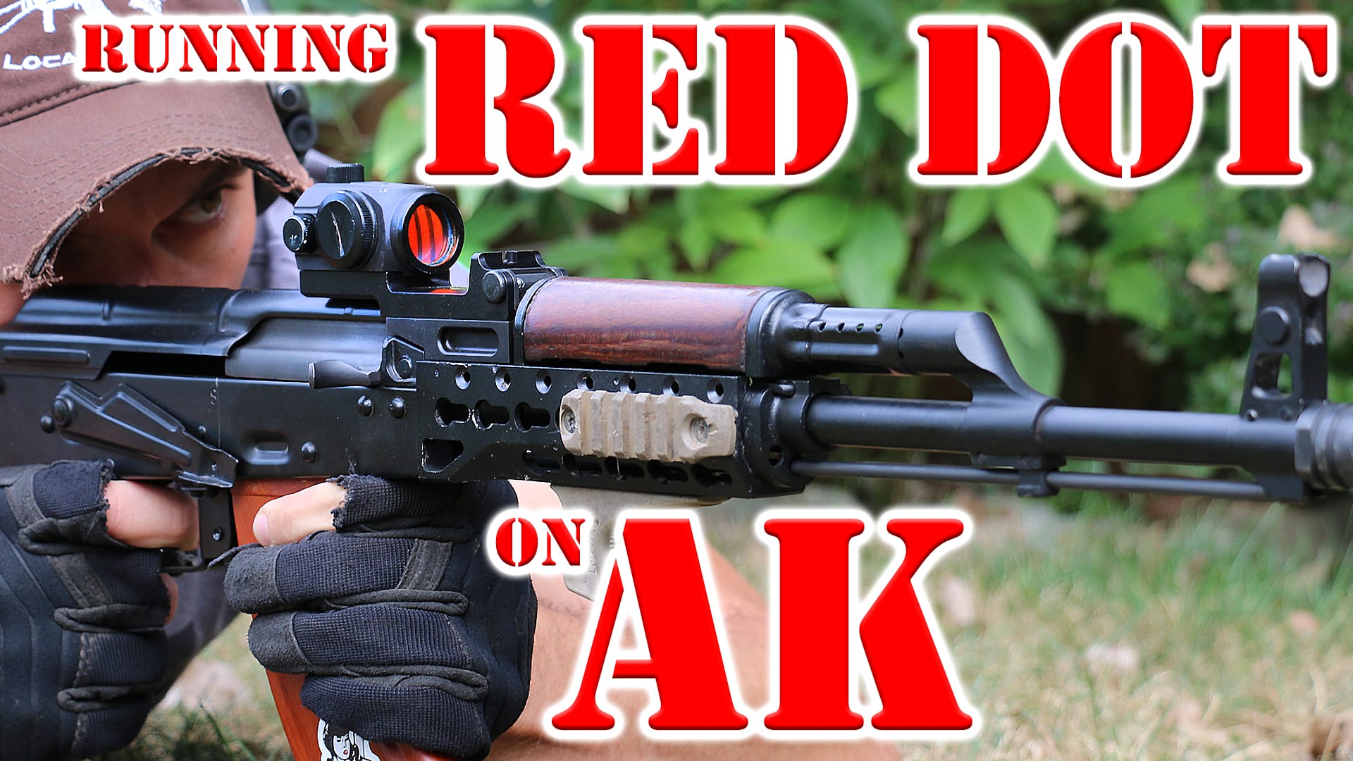Running AK with Red Dot