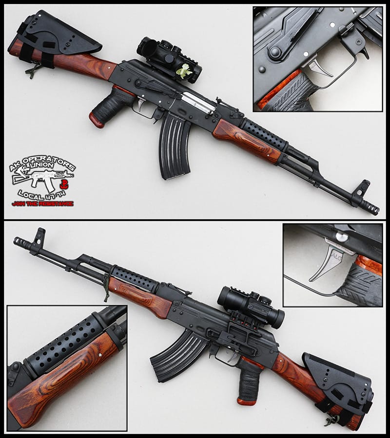 ALG AKT E enhanced AK trigger AK Operators Union Local 47 74