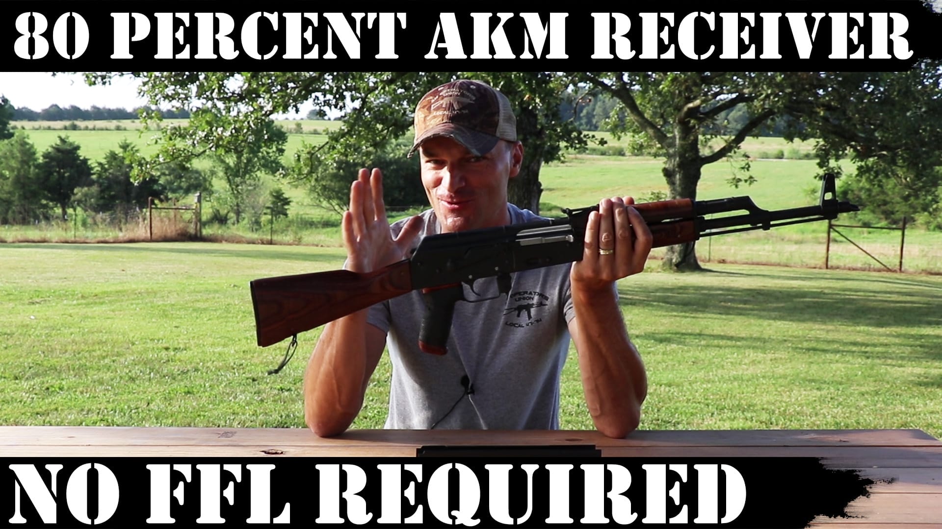 Polish 80 PERCENT AKM RECEIVER! No FFL Required!