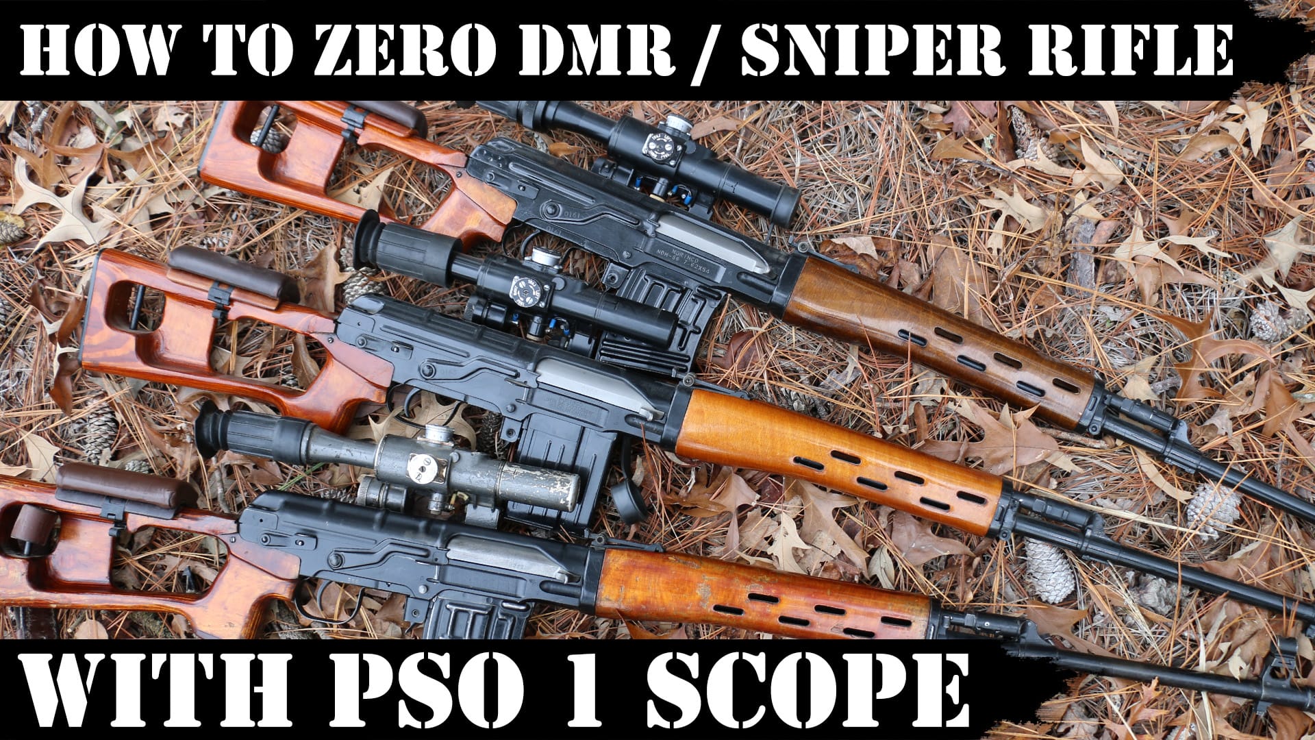How to Zero “ComBlock” DMR / Sniper rifle with PSO 1 Scope! How to use PSO 1 scope!