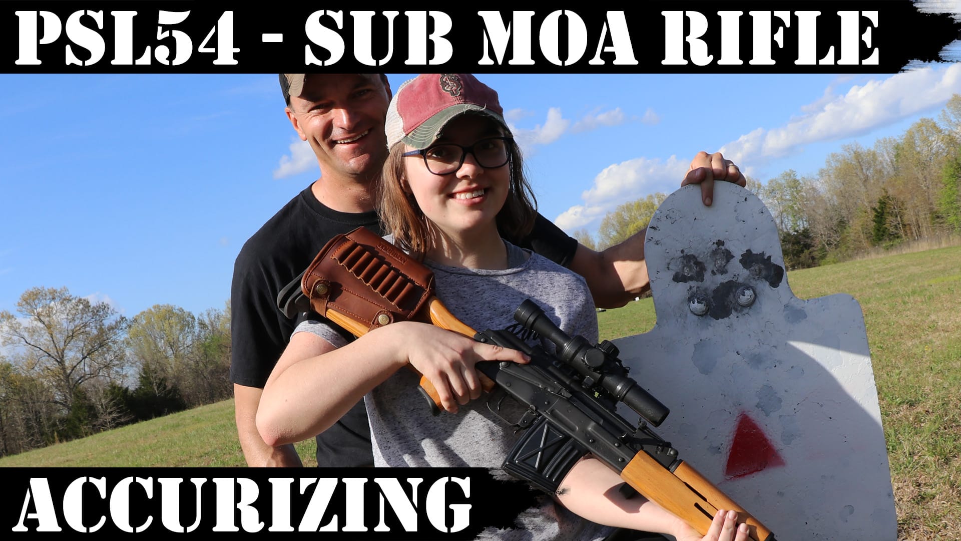 PSL54 Sub MOA Rifle in hands of teenager… Accurizing it in 3 easy steps!