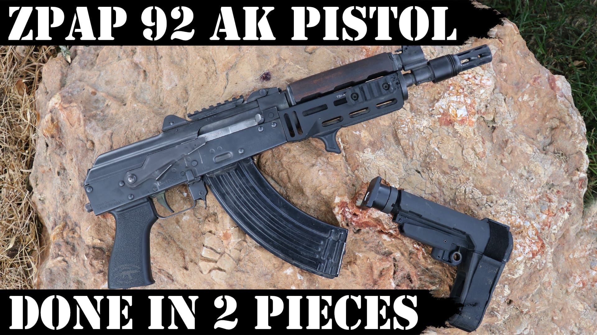 ZPAP92 AK Pistol – Done in 2 Pieces! 5,000 Rounds Later!