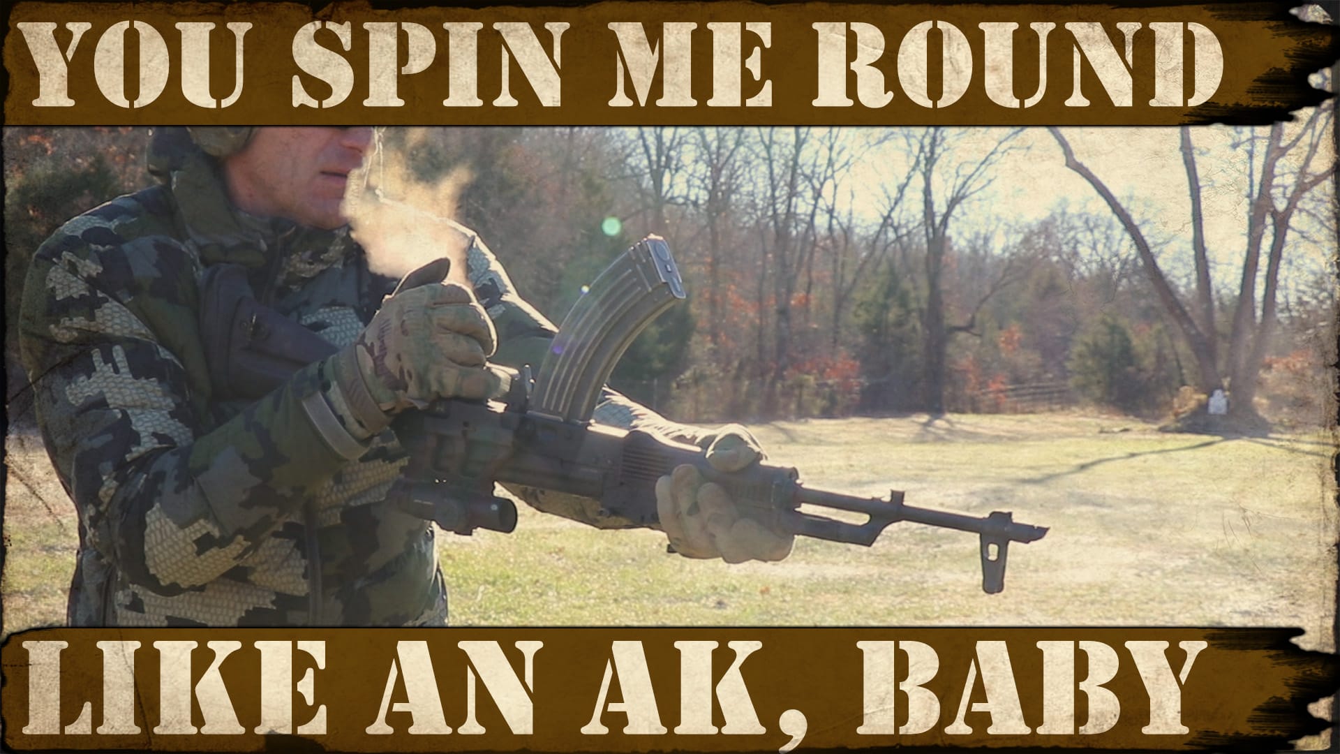 You Spin me Round, Like an AK Baby! – DPMS Black Panther AK takes a beating!